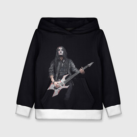 Детская толстовка 3D с принтом James Root в Ухте, 100% полиэстер | двухслойный капюшон со шнурком для регулировки, мягкие манжеты на рукавах и по низу толстовки, спереди карман-кенгуру с мягким внутренним слоем | alternative | metall | music | rock | slipknot | slipnot | альтернатива | металл | музыка | рок | слипкнот | слипнот