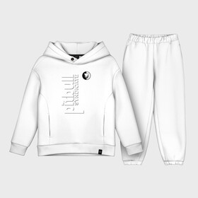 Детский костюм хлопок Oversize с принтом PITBULL SYNDICATE | ПИТБУЛЬ в Ухте,  |  | Тематика изображения на принте: america | animals | pitbull | pitbull syndicate | sport | usa | америка | животные | питбуль | питбуль синдикат | питбультерьер | собаки | спорт | сша