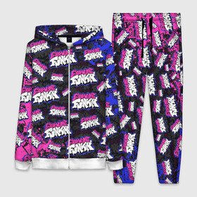 Женский костюм 3D FRIDAY NIGHT FUNKIN ЛОГОБОМБИН: в Ухте,  |  | dance | friday night funk | friday night funkin | music | the boyfriend | the girlfriend | trash | бойфренд | гёрлфренд | граффити | игры | кликеры | музыка | танцы | треш