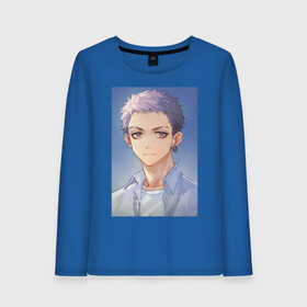 Женский лонгслив хлопок с принтом ТАКАСИ МИЦУЯ | TAKASHI MITSUYA в Ухте, 100% хлопок |  | anime | mitsuya | takashi | tokyo revengers | аниме | манга | мицуя | такаси | токийская | токийские мстители | тосва