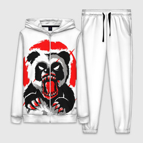 Женский костюм 3D с принтом Злая Кровавая Панда в Ухте,  |  | animal | beast | blood | fire | monster | panda | животные | звери | зубы | кровь | монстр | огонь | панда | хищник