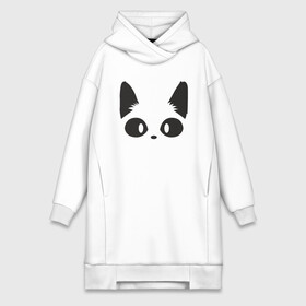 Платье-худи хлопок с принтом Котик в Ухте,  |  | animal | cat | cute | kitty | meow | друг | животные | киска | кися | китти | кот | котенок | котик | котэ | кошечка | кошка | мур | мяу | питомец