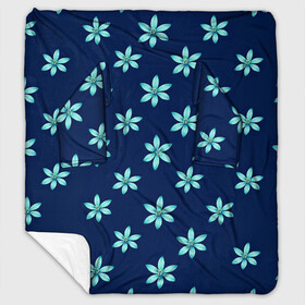 Плед с рукавами с принтом Цветы | Голубые в Ухте, 100% полиэстер | Закругленные углы, все края обработаны. Ткань не мнется и не растягивается. Размер 170*145 | Тематика изображения на принте: весна | дерево | природа | розы | цветок | цветы
