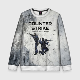 Детский свитшот 3D с принтом COUNTER TERRORIST | CS GO (Z) в Ухте, 100% полиэстер | свободная посадка, прямой крой, мягкая тканевая резинка на рукавах и понизу свитшота | awp | counter strike | counter terrorist | cs go | cs go global offensive | cs:go | csgo | global offensive | глобальное наступление | контрудар | кс го | ксго