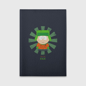 Обложка для автодокументов Кайл Брофловски: в Ухте, натуральная кожа |  размер 19,9*13 см; внутри 4 больших “конверта” для документов и один маленький отдел — туда идеально встанут права | kyle | south park | кайл | мульт | мультфильм | южный парк