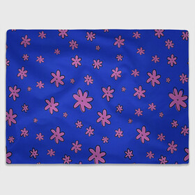 Плед 3D Цветочки рисованные: в Ухте, 100% полиэстер | закругленные углы, все края обработаны. Ткань не мнется и не растягивается | fashion | flower | девушкам | детская | детям | мода | ромашки | фэшн | цветок | цветочки | цветы