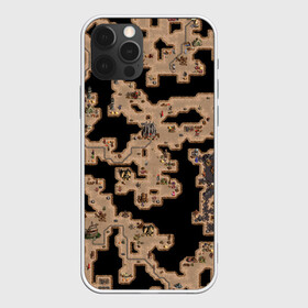 Чехол для iPhone 12 Pro с принтом Heroes III Dungeon Map в Ухте, силикон | область печати: задняя сторона чехла, без боковых панелей | Тематика изображения на принте: dungeon | heroes | heroes 3 | heroes iii | heroes of might and magic | homm | map | герои | герои 3 | герои iii | герои меча и магии | карта | подземелье | темница