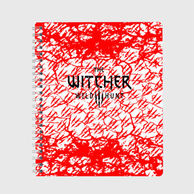 Тетрадь с принтом The Witcher в Ухте, 100% бумага | 48 листов, плотность листов — 60 г/м2, плотность картонной обложки — 250 г/м2. Листы скреплены сбоку удобной пружинной спиралью. Уголки страниц и обложки скругленные. Цвет линий — светло-серый
 | Тематика изображения на принте: evoice erebus | geralt | netflix | the witcher | the witcher wild hunt | witcher | ведьмак | ведьмак 3 | ведьмак 3 дикая охота | геральт | дикая охота | игры | летсплей