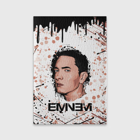 Обложка для паспорта матовая кожа EMINEM | ЭМИНЕМ (Z): в Ухте, натуральная матовая кожа | размер 19,3 х 13,7 см; прозрачные пластиковые крепления | eminem | rap | еминем | зарубежный реп | реп | эминем