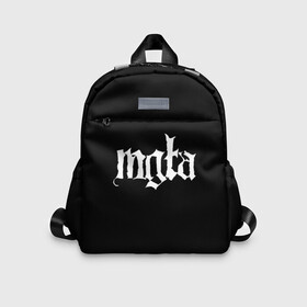 Детский рюкзак 3D с принтом mgla в Ухте, 100% полиэстер | лямки с регулируемой длиной, сверху петелька, чтобы рюкзак можно было повесить на вешалку. Основное отделение закрывается на молнию, как и внешний карман. Внутри дополнительный карман. По бокам два дополнительных кармашка | Тематика изображения на принте: black metal | bm | mgla | rock | блэк метал | группа | мгла | метал | рок