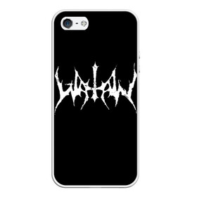 Чехол для iPhone 5/5S матовый с принтом Watain в Ухте, Силикон | Область печати: задняя сторона чехла, без боковых панелей | Тематика изображения на принте: black metal | rock | watain | блэк метал | ватайн | группы | метал | рок