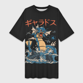 Платье-футболка 3D Герадос: в Ухте,  |  | anime | pokemon | poket monster | poketmon | аниме | анимэ | карманные монстры | покемон