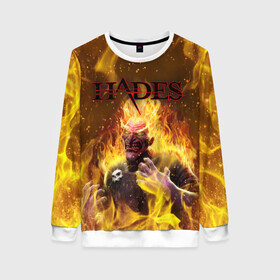 Женский свитшот 3D Hades | Гадес (Z): в Ухте, 100% полиэстер с мягким внутренним слоем | круглый вырез горловины, мягкая резинка на манжетах и поясе, свободная посадка по фигуре | aid | hades | nyx | roguelike | thanatos | zagreus | аид | гадес | загрей | никс | рогалик | танатос