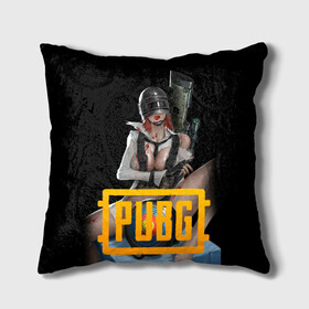 Подушка 3D с принтом PUBG | 18+ в Ухте, наволочка – 100% полиэстер, наполнитель – холлофайбер (легкий наполнитель, не вызывает аллергию). | состоит из подушки и наволочки. Наволочка на молнии, легко снимается для стирки | battle royal | battlegrounds | pubg | битва на выживание | королевская битва | пабг | пубг | царь горы