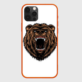Чехол для iPhone 12 Pro Max Свирепый медведь: в Ухте, Силикон |  | гриззли | животные | звери | медведь