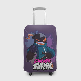 Чехол для чемодана 3D Friday Night Funkin УИТТИ: в Ухте, 86% полиэфир, 14% спандекс | двустороннее нанесение принта, прорези для ручек и колес | fnf | friday night funkin | whitty | игра | уитти | фрайдей найт функин | фридау найт фанкин | фридей найт фанкин | фридэй фанкин