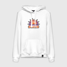 Женская толстовка хлопок с принтом Phoenix Suns в Ухте, френч-терри, мягкий теплый начес внутри (100% хлопок) | карман-кенгуру, эластичные манжеты и нижняя кромка, капюшон с подкладом и шнурком | basketball | mvp | nba | phoenix | sport | streetball | suns | аризона | баскетбол | игра | крис пол | мяч | нба | санс | спорт | стритбол | тренер | финикс | чемпион