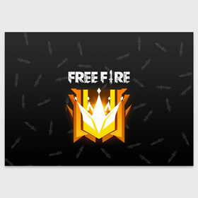 Поздравительная открытка с принтом Free Fire | Фри фаер в Ухте, 100% бумага | плотность бумаги 280 г/м2, матовая, на обратной стороне линовка и место для марки
 | Тематика изображения на принте: ff | free fire | freefire | garena | grand master | master | гарена | гранд мастер | грандмастер | лига | мастер | нож | ножи | паттерн | текстура | фре фаер | фри фаер | фри файр | фрифайр | фф