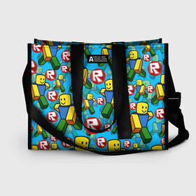 Сумка-шоппер 3D ROBLOX / РОБЛОКС / NOOB / НУБ: в Ухте, 100% полиэстер | застегивается на металлическую кнопку; внутренний карман застегивается на молнию. Стенки укреплены специальным мягким материалом, чтобы защитить содержимое от несильных ударов
 | noob | roblox | roblox games | игра роблокс | логотип | нуб | персонаж. | роблокс | робукс | узор