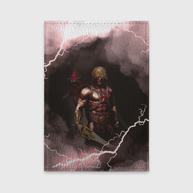 Обложка для автодокументов с принтом HE-MAN и ORKO | Masters of the Universe (Z) в Ухте, натуральная кожа |  размер 19,9*13 см; внутри 4 больших “конверта” для документов и один маленький отдел — туда идеально встанут права | he man | masters of the universe | mult | orka | orko | she ra | властелины вселенной | мульт | мультфильм | орка | орко | хи ман | хи мен | хи мэн
