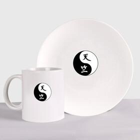 Набор: тарелка + кружка с принтом ТЕНДЗИКУ | TENJIKU в Ухте, керамика | Кружка: объем — 330 мл, диаметр — 80 мм. Принт наносится на бока кружки, можно сделать два разных изображения. 
Тарелка: диаметр - 210 мм, диаметр для нанесения принта - 120 мм. | Тематика изображения на принте: anime | izana kurokawa | tenjiku | tokyo revengers | аниме | идзана курокава | изана | манга | тендзику | токийские мстители | тосва