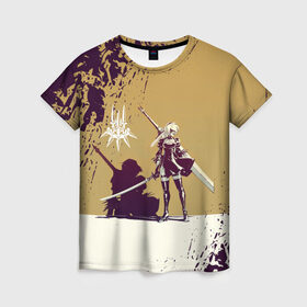 Женская футболка 3D с принтом Yorha 2B | Nier Automata (Z) в Ухте, 100% полиэфир ( синтетическое хлопкоподобное полотно) | прямой крой, круглый вырез горловины, длина до линии бедер | automata | bayonetta | drakengard | nier | nier automata | rpg | yorha | yorha 2b | ёорха | йорха | компьютерная игра | ниер | ниэр | рпг