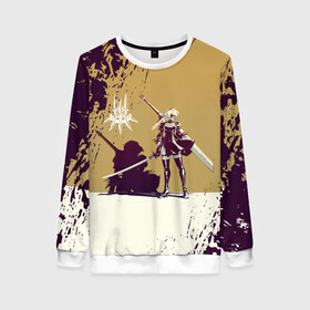 Женский свитшот 3D с принтом Yorha 2B | Nier Automata (Z) в Ухте, 100% полиэстер с мягким внутренним слоем | круглый вырез горловины, мягкая резинка на манжетах и поясе, свободная посадка по фигуре | automata | bayonetta | drakengard | nier | nier automata | rpg | yorha | yorha 2b | ёорха | йорха | компьютерная игра | ниер | ниэр | рпг