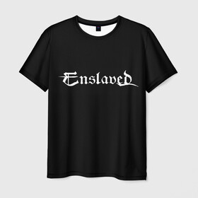 Мужская футболка 3D с принтом Enslaved в Ухте, 100% полиэфир | прямой крой, круглый вырез горловины, длина до линии бедер | black metal | enslaved | metal | rock | блэк метал | группа | метал | рок