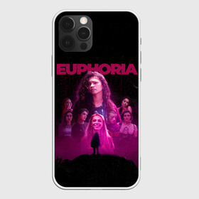 Чехол для iPhone 12 Pro с принтом Euphoria team в Ухте, силикон | область печати: задняя сторона чехла, без боковых панелей | euphoria | serial | джулс | зендея | ру беннетт | сериал | сериалы | хантер шефер | эйфория