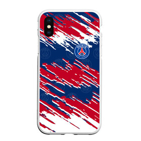 Чехол для iPhone XS Max матовый с принтом ФК ПСЖ / PARIS SAINT GERMAIN в Ухте, Силикон | Область печати: задняя сторона чехла, без боковых панелей | paris saint germain | psg | saint | sport | париж | псг | спорт | футбол