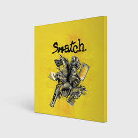 Холст квадратный с принтом Большой куш. Snatch в Ухте, 100% ПВХ |  | 2000 | snatch | большой куш | гай ричи | кино | фильм