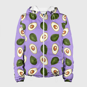 Женская куртка 3D Авокадо паттерн: в Ухте, ткань верха — 100% полиэстер, подклад — флис | прямой крой, подол и капюшон оформлены резинкой с фиксаторами, два кармана без застежек по бокам, один большой потайной карман на груди. Карман на груди застегивается на липучку | avocado | авокадо | авокадо паттерн | авокадо с косточкой | еда | зеленый | косточка | овощ | орнамент | паттерн | полезное питание | узор | фиолетовый