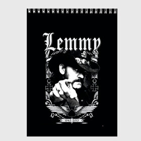 Скетчбук с принтом RIP Lemmy в Ухте, 100% бумага
 | 48 листов, плотность листов — 100 г/м2, плотность картонной обложки — 250 г/м2. Листы скреплены сверху удобной пружинной спиралью | alternative | metall | motorhead | music | rock | альтернатива | лемми | металл | моторхед | моторхэд | музыка | рок