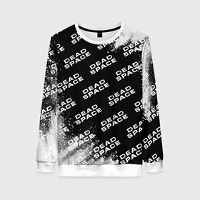 Женский свитшот 3D Dead Space - Exposion (Pattern): в Ухте, 100% полиэстер с мягким внутренним слоем | круглый вырез горловины, мягкая резинка на манжетах и поясе, свободная посадка по фигуре | dead | deadspace | game | games | logo | space | взрыв | дэд | дэдспейс | знак | космос | краска | лого | мертвый | паттерн | символ | спейс