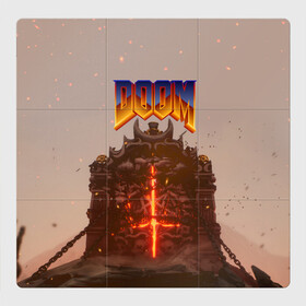 Магнитный плакат 3Х3 с принтом DOOM | ДУМ (Z) в Ухте, Полимерный материал с магнитным слоем | 9 деталей размером 9*9 см | demons | devil | doom | doom eternal | doom slayer | doomguy | hell | slayer | ад | вега | демоны | дум | икона греха | какодемон | манкубус | солдат рока | элементаль боли
