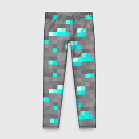 Детские леггинсы 3D Алмазы: в Ухте, полиэстер 85%, спандекс 15% | эластичный пояс, зауженный крой | maincraft | minecraft | алмазная руда | алмазы | майн | майнкрафт | руда | текстура