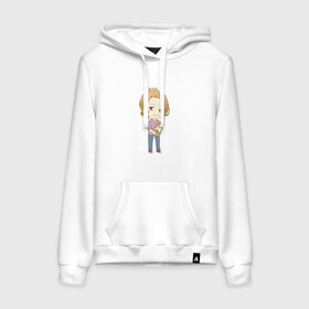 Женская толстовка хлопок с принтом Харуки с гитарой чиби в Ухте, френч-терри, мягкий теплый начес внутри (100% хлопок) | карман-кенгуру, эластичные манжеты и нижняя кромка, капюшон с подкладом и шнурком | Тематика изображения на принте: given | guitarist | аниме | гитара | гитарист | дарованный | музыкант | накаяма | сенен ай | хару | харуки
