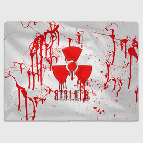 Плед 3D с принтом S.T.A.L.K.E.R. БРЫЗГИ КРОВИ в Ухте, 100% полиэстер | закругленные углы, все края обработаны. Ткань не мнется и не растягивается | game | stalker | stalker 2 | брызги крови | зона | игра | кровь | радиация | сталкер | сталкер 2 | чернобыль