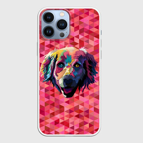 Чехол для iPhone 13 Pro Max Радужный пёсель: в Ухте,  |  | animal | dog | звери | пёс | пёсель | радужный | собака | собакен