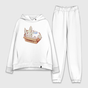 Женский костюм хлопок Oversize с принтом Totoro Ghibli в Ухте,  |  | ghibli | japan | nature | neigbor | neighbour | totoro | анимация | аниме | гибли | друг | животные | лес | милый | мир | миядзаки | мой сосед тоторо | мульт | мультфильм | природа | сосед | тоторо | хаяо | хранитель | япония