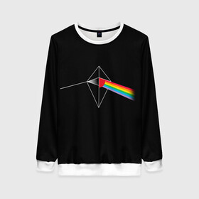 Женский свитшот 3D с принтом No mens sky x Pink Floyd в Ухте, 100% полиэстер с мягким внутренним слоем | круглый вырез горловины, мягкая резинка на манжетах и поясе, свободная посадка по фигуре | game | games | no mans sky | no men sky | space | выжывалка | игра | игры | космические корабли | космический корабль | космос | ноу менс скай | планеты | путешествие | путешествия
