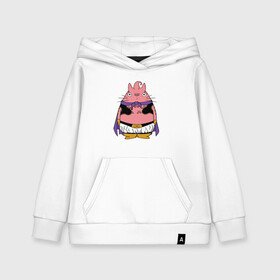 Детская толстовка хлопок с принтом Totoro Majin Bu в Ухте, 100% хлопок | Круглый горловой вырез, эластичные манжеты, пояс, капюшен | dragon ball | ghibli | japan | majin bu | nature | totoro | анимация | аниме | гибли | друг | животные | лес | маджин буу | милый | мир | миядзаки | мой сосед тоторо | мульт | мультфильм | природа | сосед | тоторо | хаяо