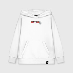 Детская толстовка хлопок с принтом Аниме Глаза Тян в Ухте, 100% хлопок | Круглый горловой вырез, эластичные манжеты, пояс, капюшен | anime | eyes | girl | japan | аниме | анимэ | бумага | глаза | девушка | кусок | модные | оторванный | щель | япония