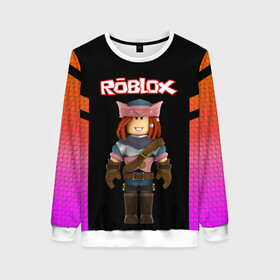 Женский свитшот 3D ROBLOX | РОБЛОКС (Z): в Ухте, 100% полиэстер с мягким внутренним слоем | круглый вырез горловины, мягкая резинка на манжетах и поясе, свободная посадка по фигуре | game | gamer | roblox | simulator | игра | конструктор | роблок | роблокс | симулятор | строительство | фигура
