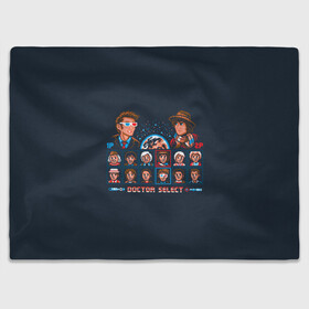 Плед 3D Доктор Кто 8 бит: в Ухте, 100% полиэстер | закругленные углы, все края обработаны. Ткань не мнется и не растягивается | doctor who | serial | доктор кто | путешествия во времени | сериал | сериалы | фантастика