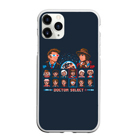 Чехол для iPhone 11 Pro матовый с принтом Доктор Кто 8 бит в Ухте, Силикон |  | Тематика изображения на принте: doctor who | serial | доктор кто | путешествия во времени | сериал | сериалы | фантастика