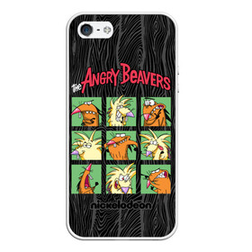 Чехол для iPhone 5/5S матовый с принтом Крутые Бобры в Ухте, Силикон | Область печати: задняя сторона чехла, без боковых панелей | Тематика изображения на принте: cartoon | cartoon   series | cool beavers | deggetu | frames | norbert | деггету | кадры | крутые бобры | мульт   сериал | мультфильм | норберту