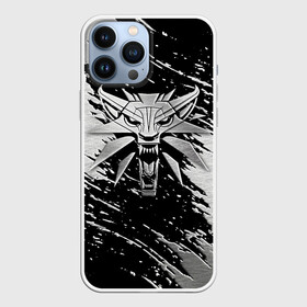 Чехол для iPhone 13 Pro Max с принтом THE WITCHER LOGO STEEL в Ухте,  |  | the witcher | ведьмак | железо | зе витчер | игра | компьютерная игра | лого | логотип | сталь