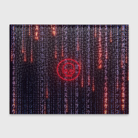 Обложка для студенческого билета с принтом Dead Matrix в Ухте, натуральная кожа | Размер: 11*8 см; Печать на всей внешней стороне | другая реальность | матрица | фильмы | череп