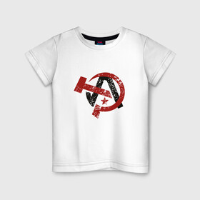 Детская футболка хлопок с принтом АНАРХИЯ | ANARCHY (Z) в Ухте, 100% хлопок | круглый вырез горловины, полуприлегающий силуэт, длина до линии бедер | anarchy | riot | rock | анархизм | анархистская символика | анархия | безвластие | безначалие | безначальство | бунт | знаки | независимость | неподвластность | панки | рок | символ